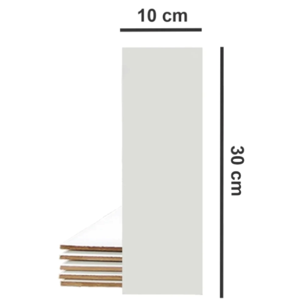 Azulejo 10x30cm 2 furos
